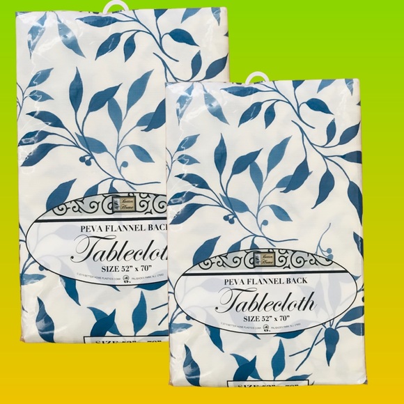 Peva Flannel Back Table cloth New 🔺🔻🔺🔻 - Picture 2 of 4
